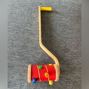 Vintage IKEA Montessori Colorful Push popper Toy for baby Toddler Kids